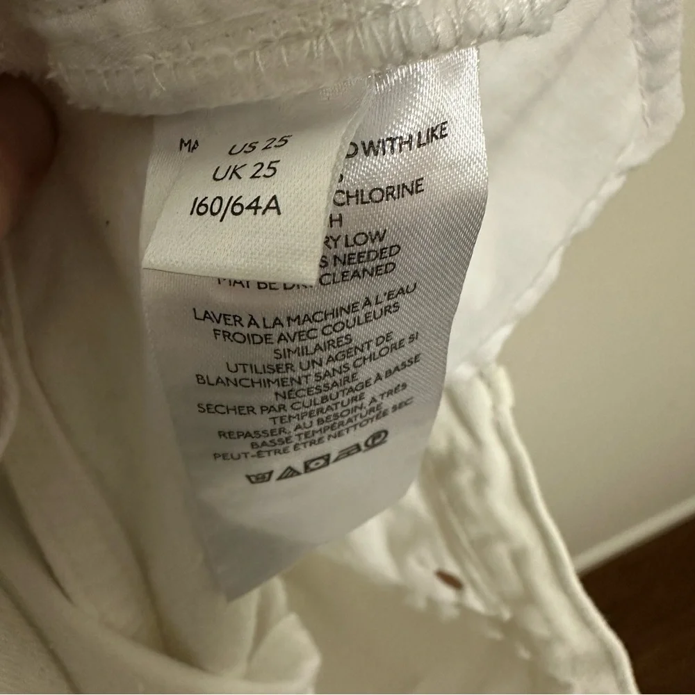 Free People Maggie Mid-Rise Shorts Distressed Optic White 25 beach summer spring